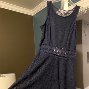 Blue Lace Dress